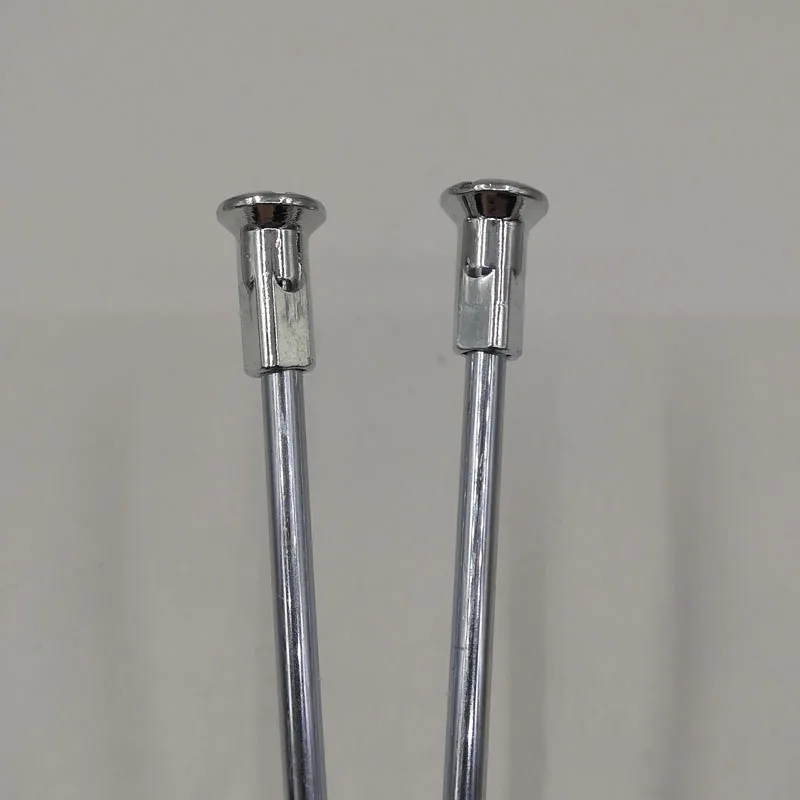 8G Diameter 4.0 mm Straight Pull Head Motorcycle Spokes 45# Carbon Steel Material Galvanization Surface Sliver Motocross Spokes