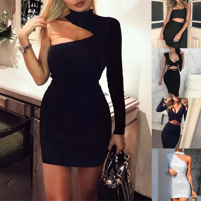Bodycon Bandage Dress Women Vestidos Verano 2020 Summer Sexy Elegant White Black Yellow One Shoulder Mini Celebrity Party Dress Bodycon Bandage Dress Women Vestidos Verano 2020 Summer Sexy Elegant White Black Yellow One Shoulder Mini Celebrity Party Dress