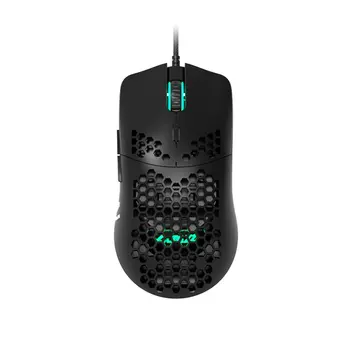 

AJ390 Gaming Mouse Wired RGB Light 8 Programmable Buttons Optical Sensor Gamer Mice Black Game Mouse Ergonomic Design