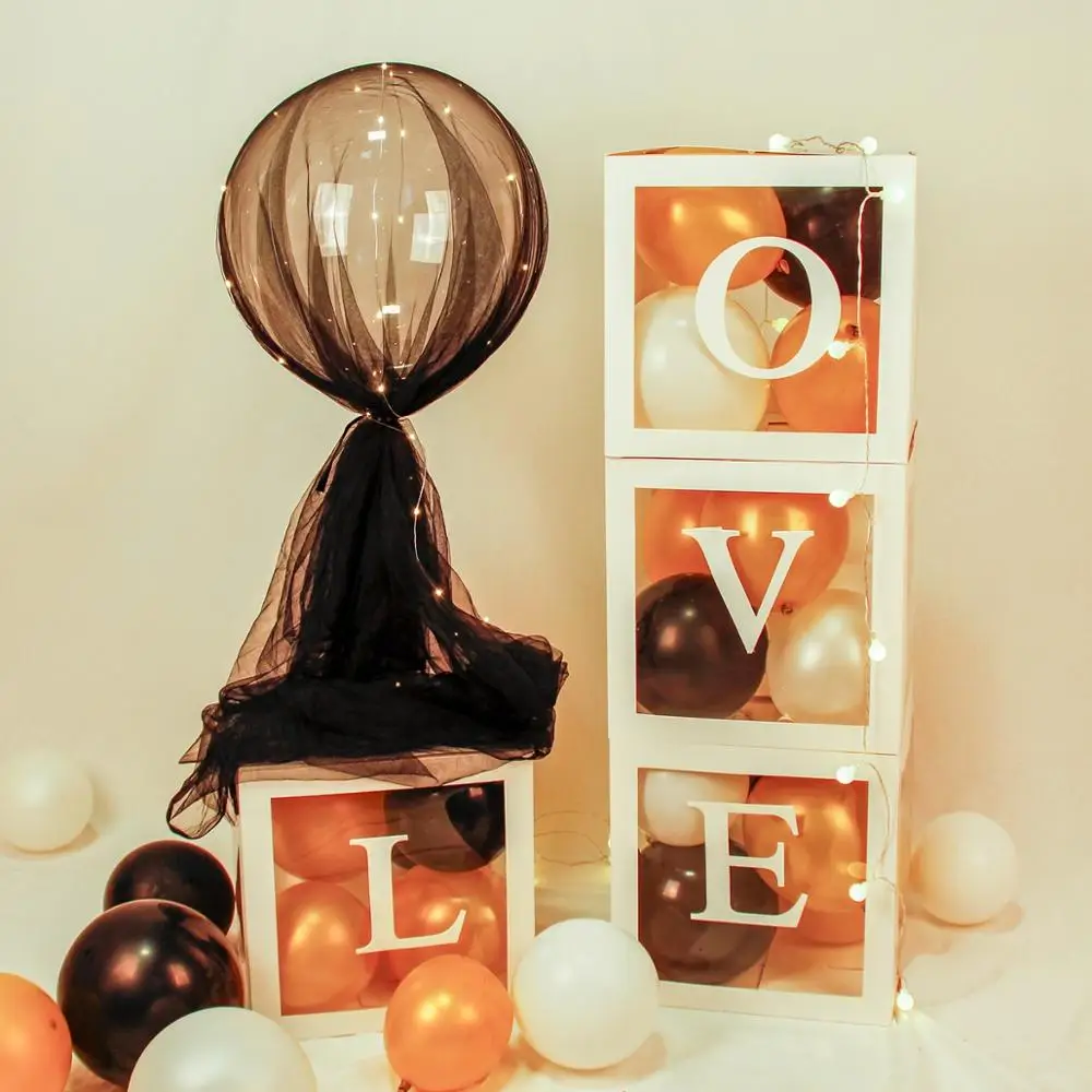 QIFU LED Bobo Balloon Stand With Tulle Luminous Balloon 1st Birthday Party Decorations Kids Wedding Party Valentines Day Gifts QIFU LED Bobo Balloon Stand With Tulle Luminous Balloon 1st Birthday Party Decorations Kids Wedding Party Valentines Day Gifts