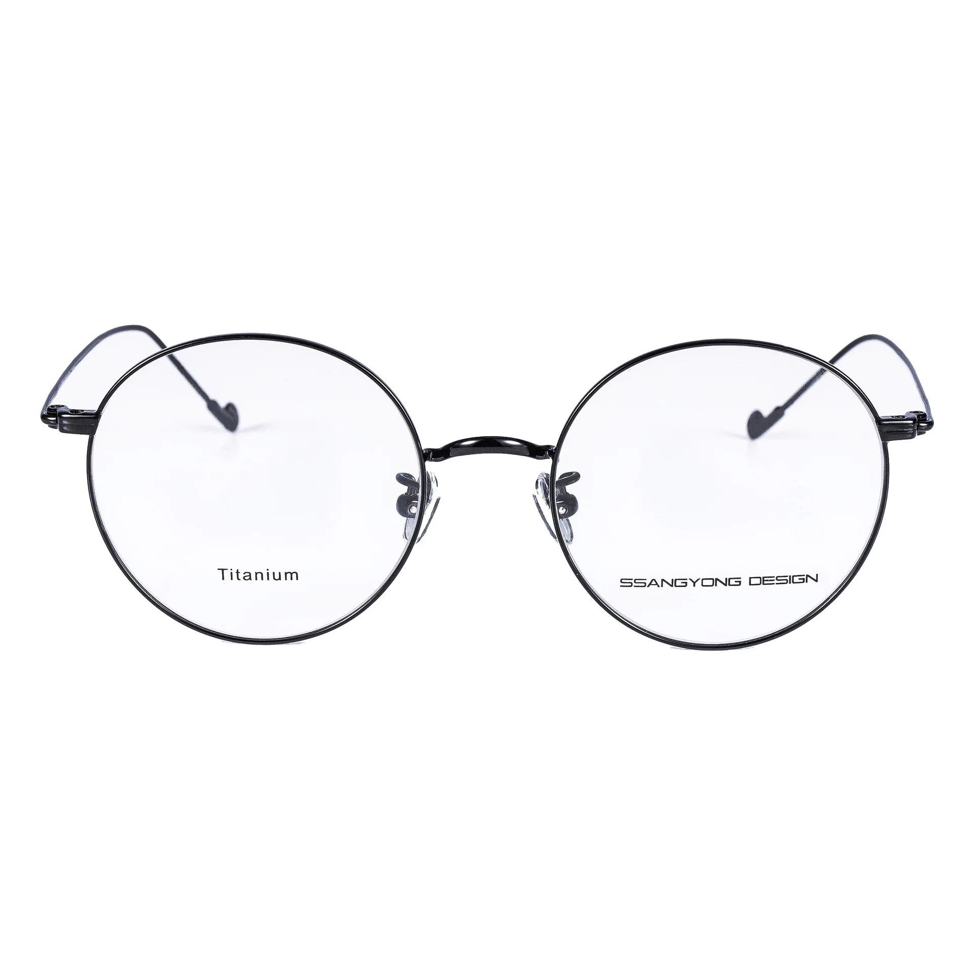 

2018 New Style Korean-style Glasses Women's Cool Thin Legs round Frame Glasses Frame Ultra-Light Compatible Myopia Glasses Frame