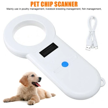 

134.2Khz Horse ABS Home Animal Livestock Dog Cat USB Rechargeable Pet Microchip Scanner Idenification Portable Digital Display