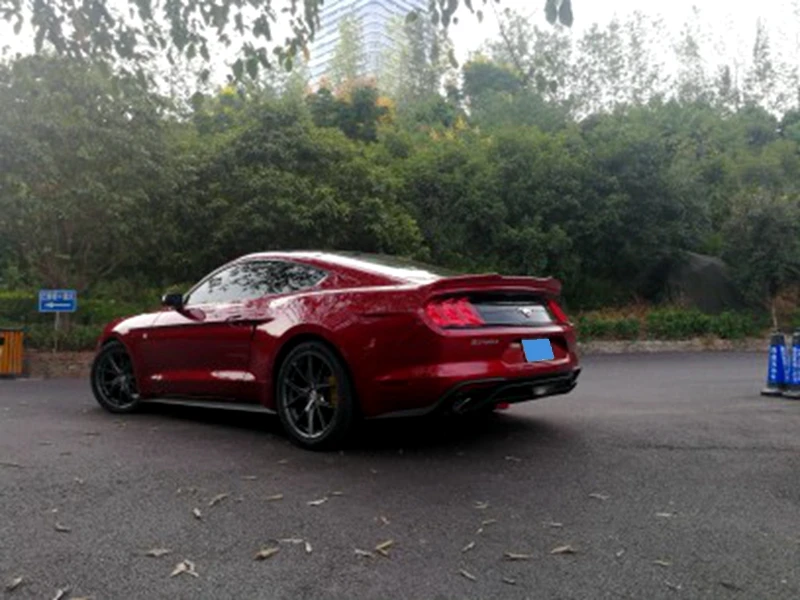 Для Ford Mustang Спойлер ABS пластик праймер цвет украшение в виде хвостового крыла задний спойлер багажника