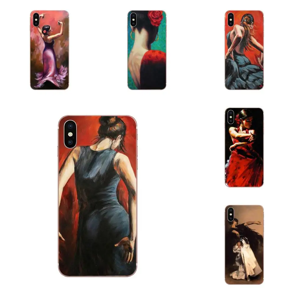 For Sony Xperia XZS XA1 L1 XA X Z Z1 Z2 Z3 Z4 Z5 XZ1 Compact E5 XZ Premium Phone Skin Case Artist Top Art The Spanish Dancer | Мобильные