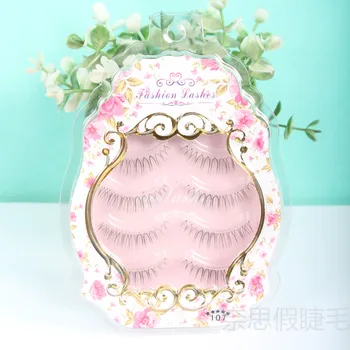 

New Style False Eyelashes Handmade Sharpened False Eyelashes Natural Makeup EyelashB-107 Black