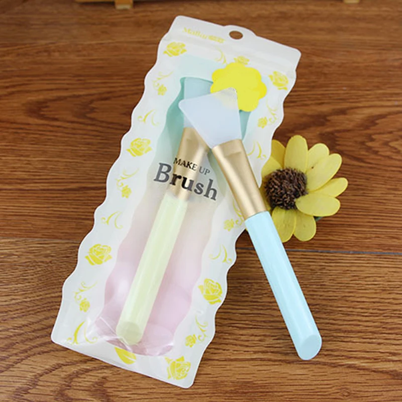 

1PC Makeup Brushes Facial Face Mask Brush Foundation DIY Mud Mixing Brush Cosmetic Make up Tools Professional Soft Silicone