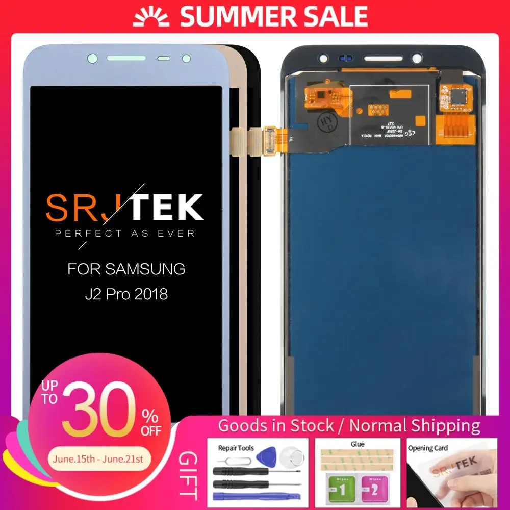AMOLED/OLED/TFT For Samsung Galaxy J2 Pro 2018 J250 LCD Display Touch Screen Digitizer Sensor Assembly J250F | Мобильные телефоны и