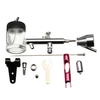 

7Pcs 0.35mm Nozzle Professional Spray Gun Spray Paint Spray Gun Accessories Spraying Machine Set Painting Single Action Airbrush
