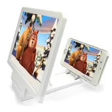 3D увеличительное стекло для экрана мобильного телефона, 8,2 дюймов, 3X зум, усилитель для мобильного телефона, защита от излучения, 3D увеличительное стекло