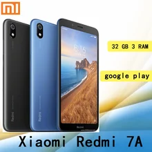Xiaomi-smartphone Redmi 7A, teléfono móvil con marco global, Google Play, 3GB, 32GB, batería de 4000mah, procesador Snapdragon 439