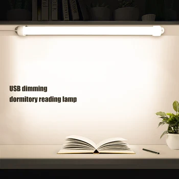 

LED Book Lamp Student School Dormitory Reading Light USB Switch Adjustable LED Strip for Office Work Children Study Desk Lamp