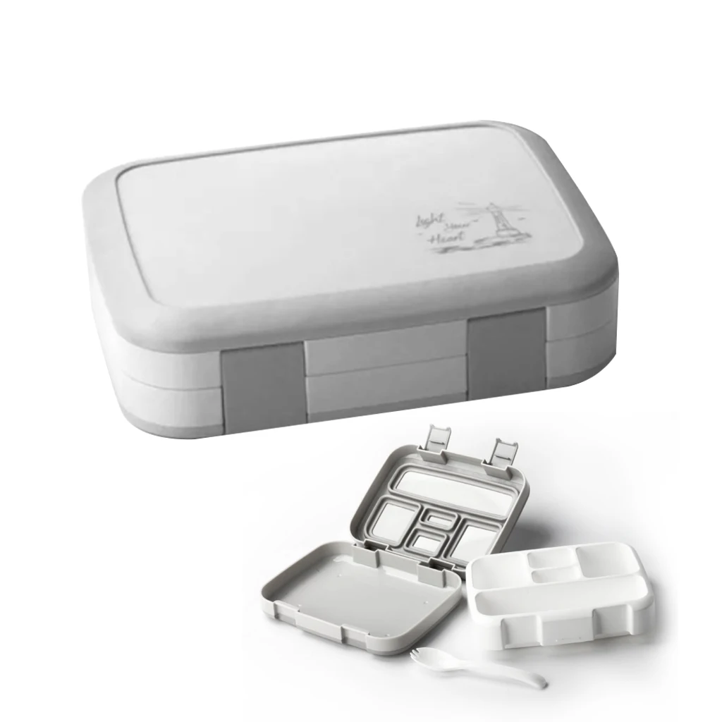 800 мл Ланч-бокс для детей с отсеком Microwavable Bento box герметичный контейнер для еды Ланч-бокс контейнер для еды Ланчбокс