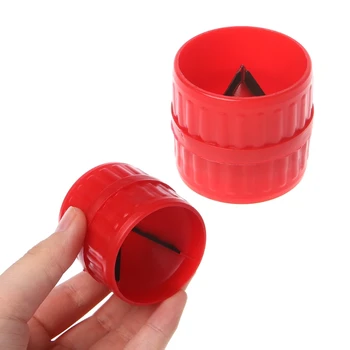 

Computer Cooler Simple Manual Hard Tube Chamfering Tool For Water Cooling System Red ABS + Metal