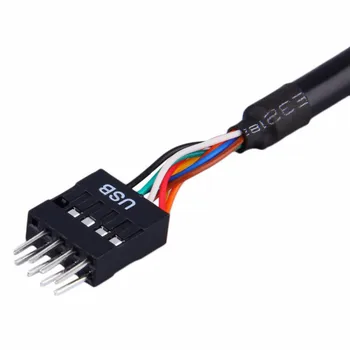 

13CM Mainboard Motherboard USB 3.0 20 Pin to USB 2.0 9 Pin Housing Extension Adapter Cable Accessories For Desktop