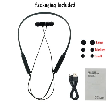 

Chargeable Bluetooth Earphone Wireless Headphones Stereo Headset Sport Earpiece Bluetooth Earbuds HiFI Bass Hands-free with mic