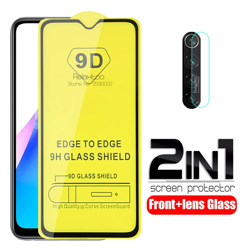 

2 in 1 9D Full glue protective Glass redmi note 8T camera Lens Film For xiaomi redmi note 8T 8 t note8T note8 t tempered Glass