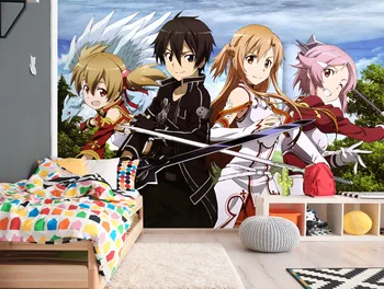 

[Self-Adhesive] 3D Sword Art Online 06409623 Japan Anime Wall Paper mural Wall Print Decal Wall Murals