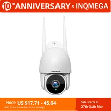 Inqmega 1 Polegada nuvem 1080 p ptz speed dome wifi câmera ao ar livre 2mp câmera de rastreamento automático câmera sem fio de vigilância em casa ip cam(China)