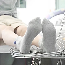 Женские осенне-зимние однотонные носки в стиле ретро с 3D принтом, рождественские Теплые повседневные носки в полоску