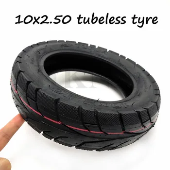 

High Quality 10x2.50 Tubeless Tire Vacuum Tyre for Electric Scooter Balance Drive Bicycle 10 Inch Wear-resisting Tires Accessory