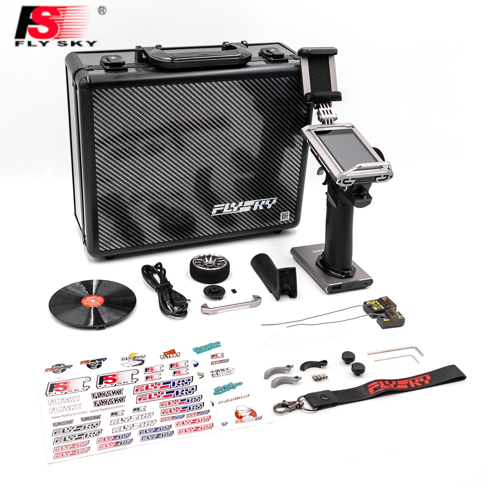 Радиопередатчик FLYSKY NB4 PRO Noble 2 4G 18CH AFHDS 3 с приемником FGR4B FGr8B 5 дюйма TFT сенсорный