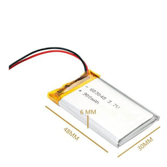 Batería recargable de iones de litio para iluminación LED, 3,7 V, 900mAh, li-po polímero de litio, DVD, GPS, MP3, MP4, MP5, PDA, PSP Batería recargable de iones de litio para iluminación LED, 3,7 V, 900mAh, li-po polímero de litio, DVD, GPS, MP3, MP4, MP5, PDA, PSP