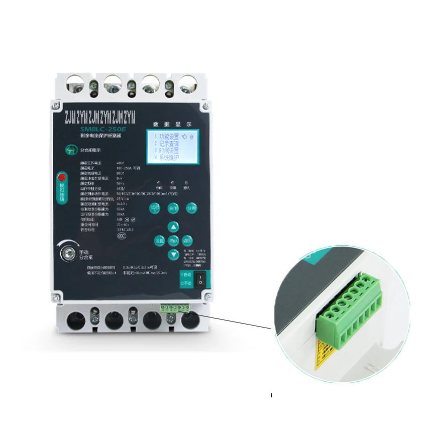 SM8LC-400E SM8LC-630E утечка под предохранитель напряжения защитное устройство трехфазный Интеллектуальный автоматический прерыватель переключатель