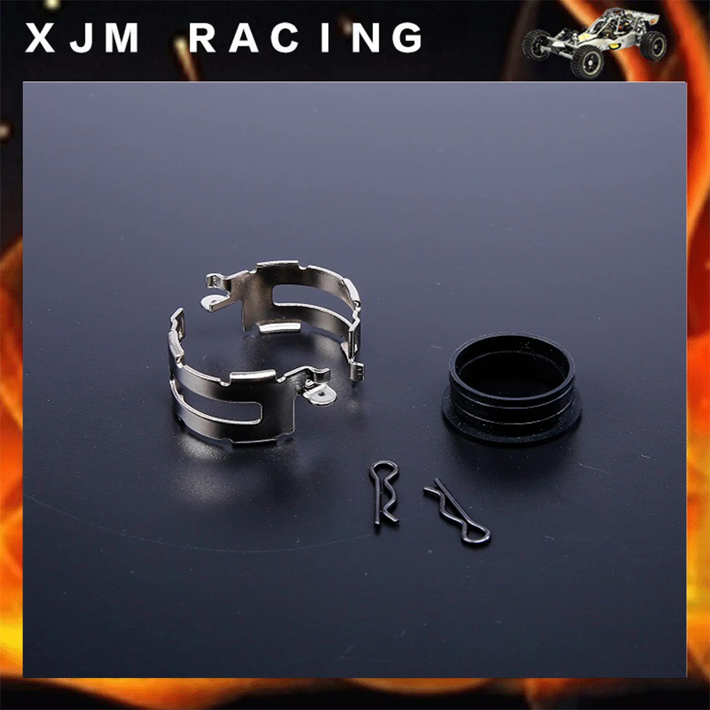 Комплект металлических зажимов для выхлопной трубы 1/5 Hpi Rofun Rovan Km Baja 5b 5t 5sc