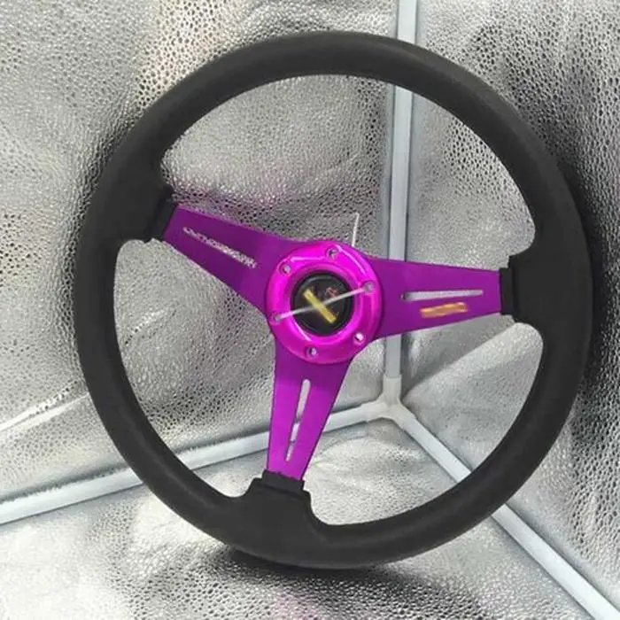 Автомобильное переоборудование рулевое колесо имитация гоночный автомобиль PU рулевое колесо