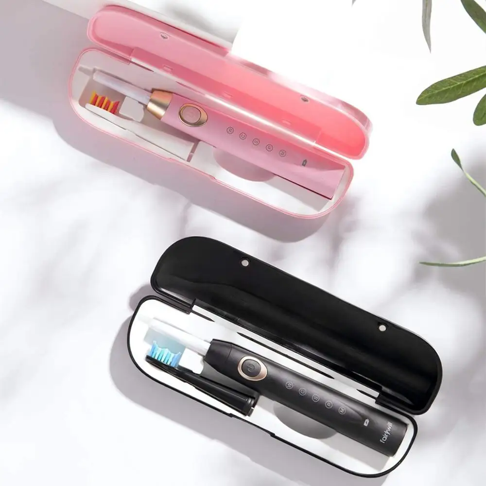 Fairywill 방수 전동 칫솔, FW508 음파 청소, USB 충전식 고속 충전 칫솔, 타이머 포함, 성인 미백