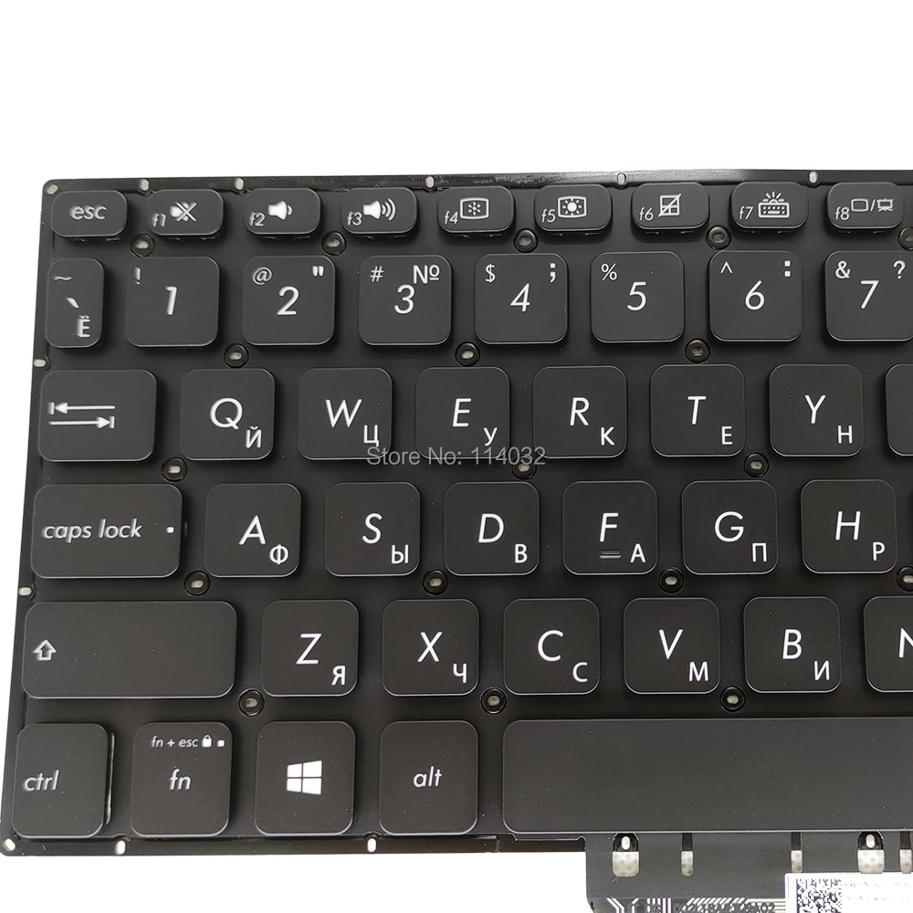 Teclados para Asus Peças de Reparo Teclado Retroiluminado Substituição Vivobook Flip Tp412fa ua ru Russo Preto Asm18a2 Novo Tp412 - Imagem 4