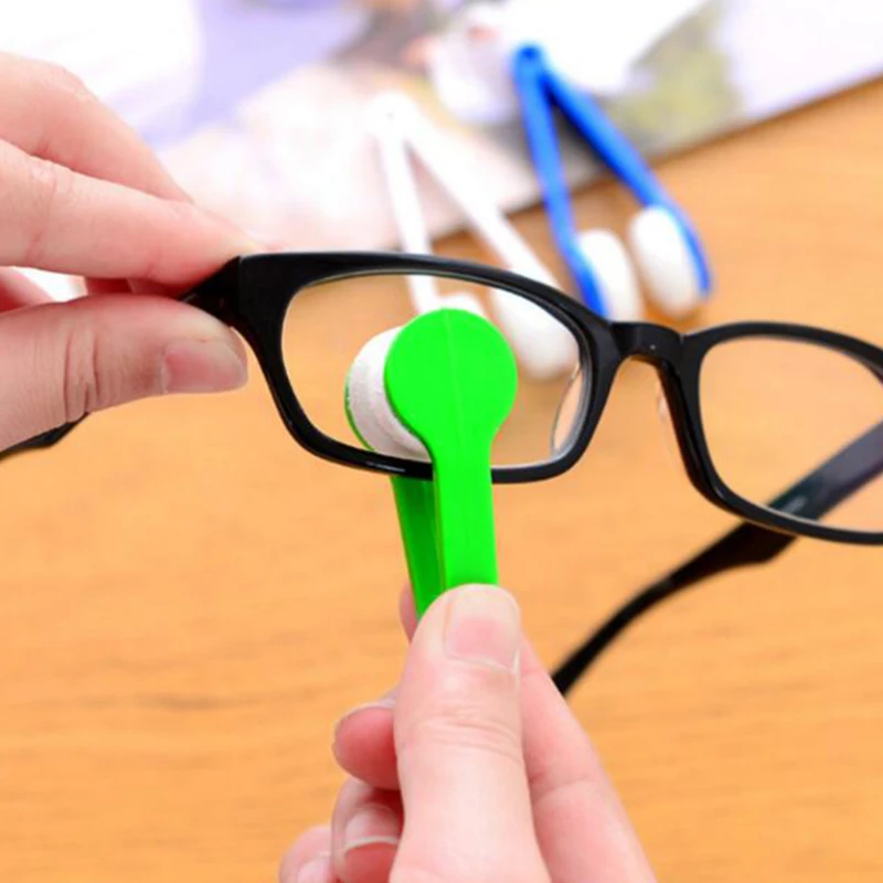 

2023 Cleaner Wipe Microfiber Spectacles Eyeglass Eyewear Cleaner Screen Rub Mini Soft Eye Glasses Lens Cleaning Brush New