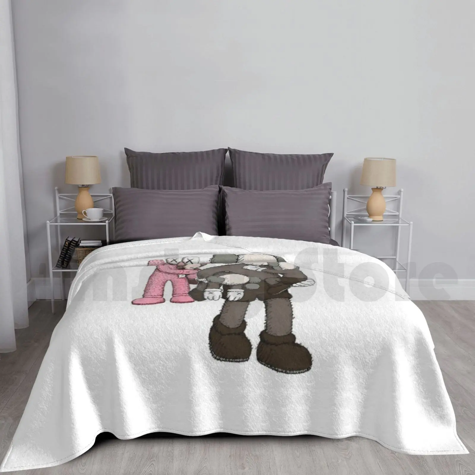 

Bring The Kids Blanket Super Soft Warm Light Thin Art Toys Hip Hop Hiphop