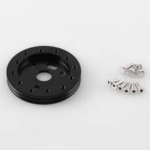 5-дюймовый Авто Черный Руль Заготовка Алюминий 6-луночное прокладка адаптер Запчасти
