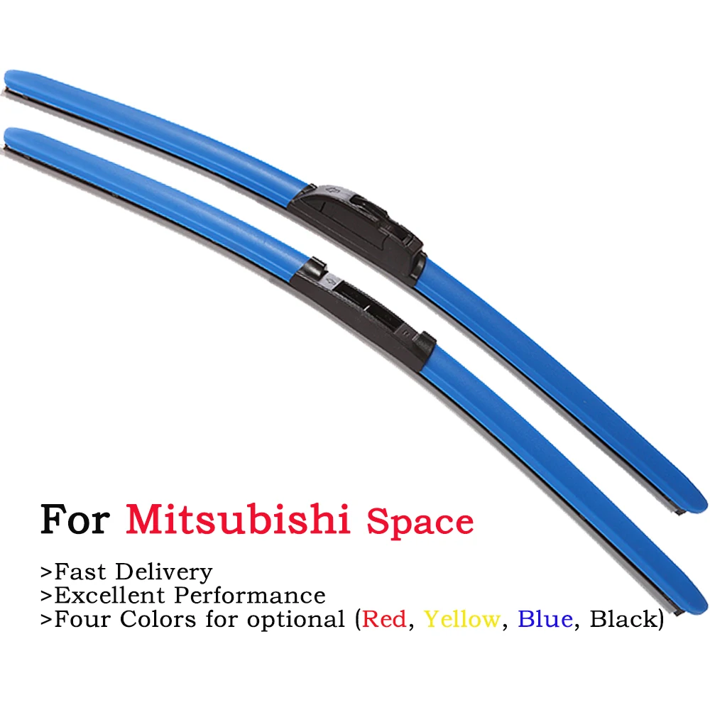 

HESITE Colored Hybrid Wiper Blades For Mitsubishi Space Runner Wagon Star 2001 2002 2003 2004 Accessories 2Pcs Windshield Wipers