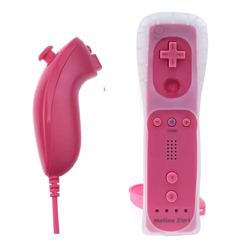 2in1 Nunchuck  with Motion Plus For Nintend Wii Game Remote Controller Joystick 