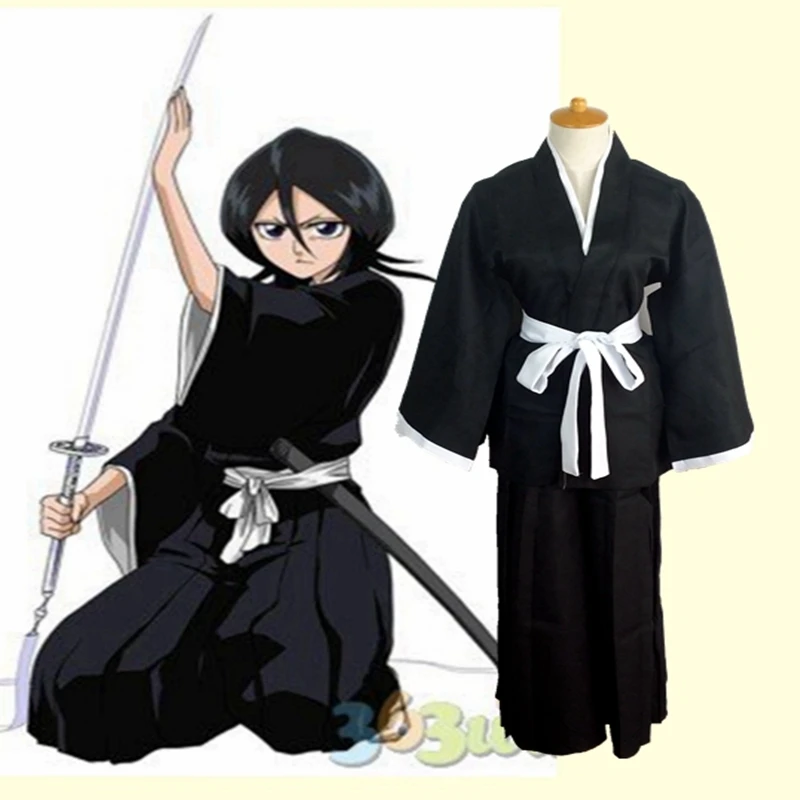 Новый костюм для косплея отбеливатель Kurosaki Ichigo рукава Kuchiki аниме японский