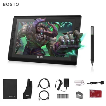 

BOSTO 22HDX 21.5 Inch graphics tablet Monitor Drawing Tablet IPS Display Screen 1920 * 1080 Resolution with 16G U Disk