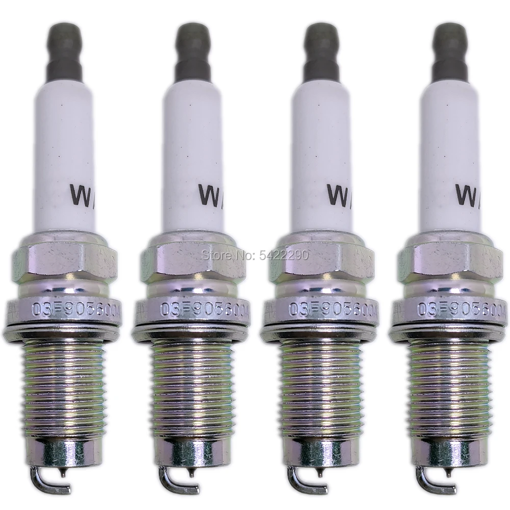 4 шт. иридиевая Свеча зажигания 03F905600A Подходит для Audi A1 A3 Seat ALTEA IBIZA LEON Skoda FABIA OCTAVIA