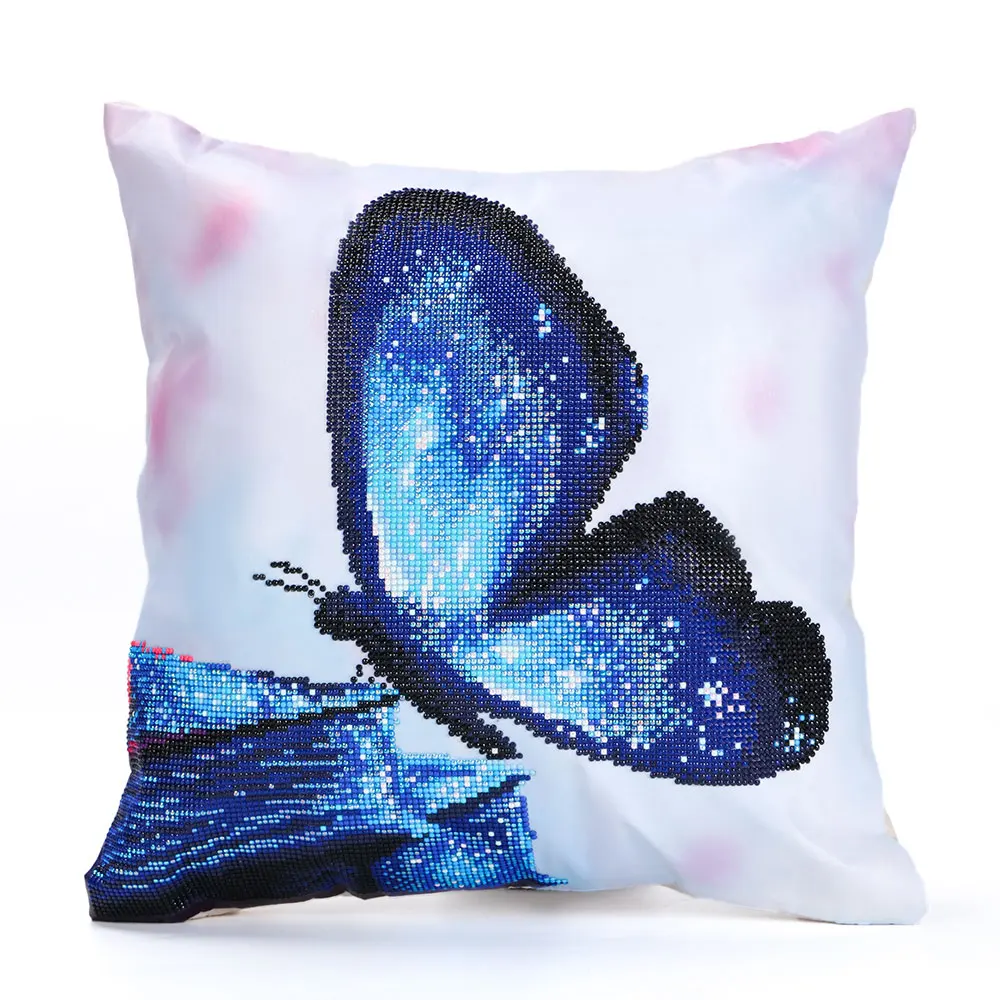 Diamond Painting Cushion Cover Replacement Pillow Case Partial Round Ab