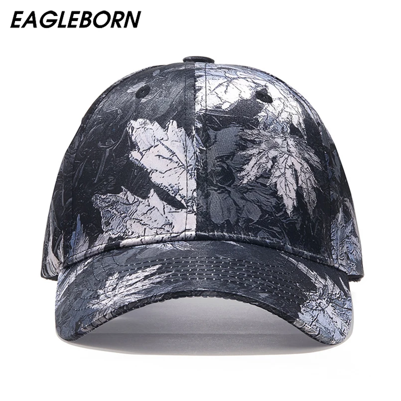 

EAGLEBORN New Spring Summer Men Baseball Cap European American Women Maple Leaf Sun Hat Fashion Casual Hat Woman Baseball Cap