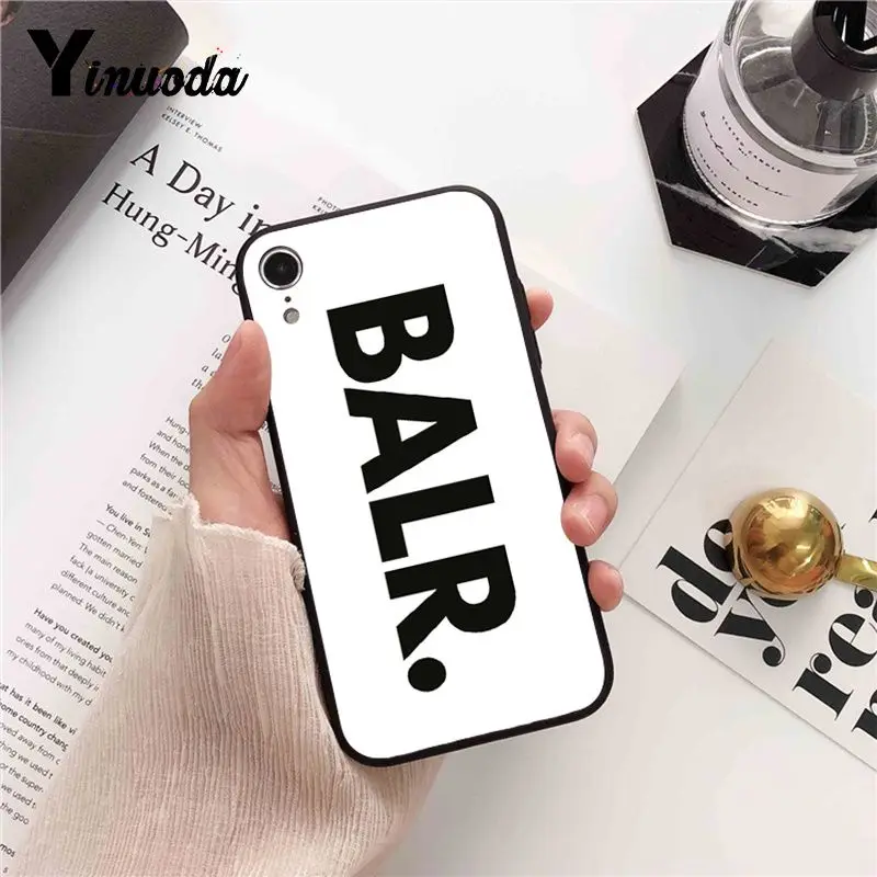 Yinuoda Cool balr log роскошный высокий протектор на конце чехол для телефона для iPhone 8 7 6 6S 6Plus X XS MAX 5 5S SE XR 10 чехол 11 pro max