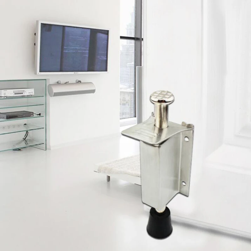 Door Stopper Cabinet Catches Stainless Steel Push to Open Touch Damper Buffer Soft Quiet Closer Furniture Hardware | Обустройство
