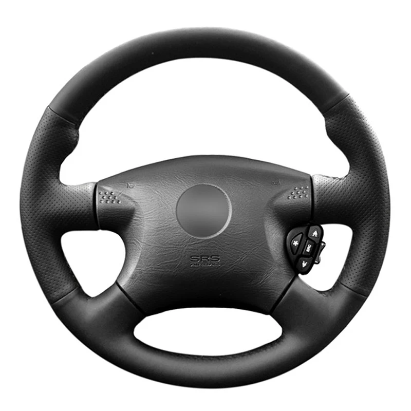 LQTENLEO Cubierta De Cuero Artificial Para Volante De Coche, Protector