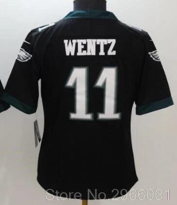 for women А+++ качественные женские 86 Zach Ertz 91 fletcher cox 11 carson wentz 9 Nick Foles Jersey Philadelphia - Цвет: for women