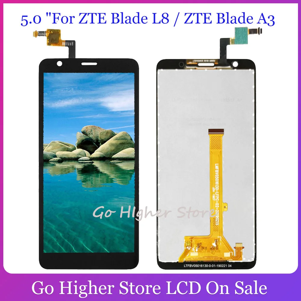 ЖК дисплей 5 0 дюйма для ZTE Blade L8 / A3 2019 сменный сенсорный экран с цифровым