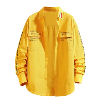 

Men Casual shirts Male slim shirts Men's Autumn Fashion Loose Casual Daily Plaid Long Sleeve Shirt Top Blouse Brand Size