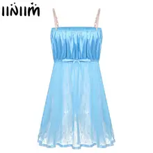 Iiniim Мужское нижнее белье SISSY платье Babydoll Гладкий атласный лиф прозрачное кружевное платье Ночное гей мужские вечерние платья Iiniim Мужское нижнее белье SISSY платье Babydoll Гладкий атласный лиф прозрачное кружевное платье Ночное гей мужские вечерние платья