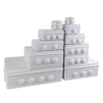 

1Pc Outdoor Waterproof Dust-proof Cable Junction Box Outdoors Weatherproof Junctionbox for Communication Engineering