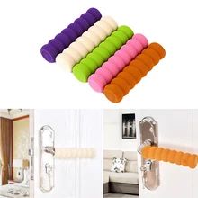 Защитные принадлежности для детей, детская дверная ручка, чехлы, спиральная Защитная дверная ручка, защитная дверная ручка, защитный чехол, случайный цвет